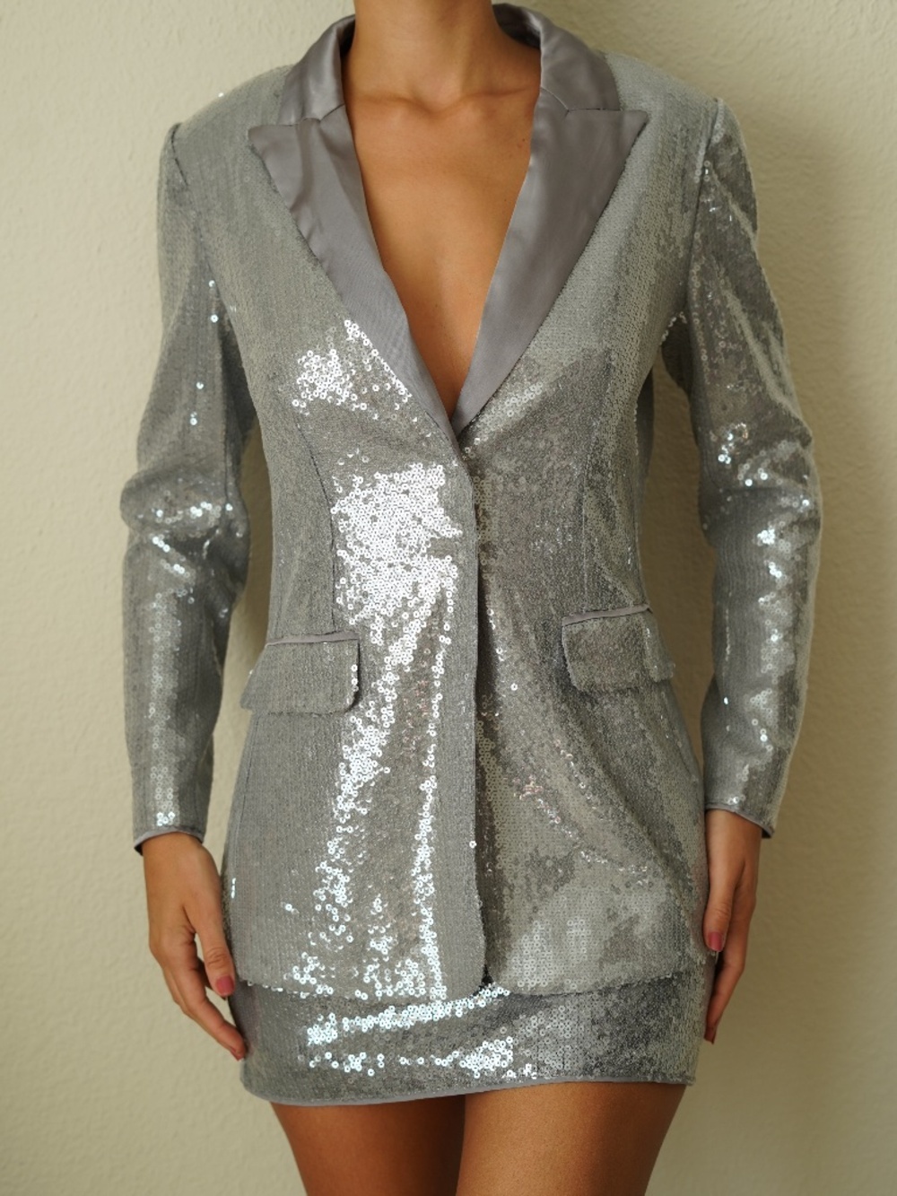 CUPSHE WHOLE SET! CUPSHeXJen Affleck Plot Twist Blazer and Plot Twist Mini Skirt